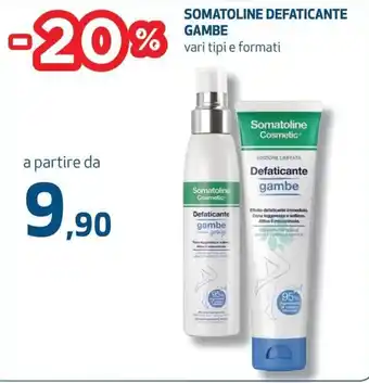 Coop Somatoline Defaticante Gambe vari tipi e formati offerta