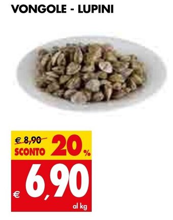 Tigros Vongole - Lupini offerta