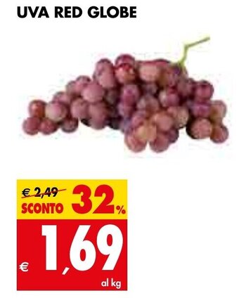 Tigros Uva Red Globe offerta