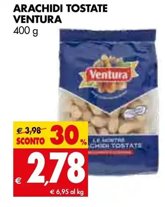 Tigros Ventura Arachidi Tostate 400 g offerta