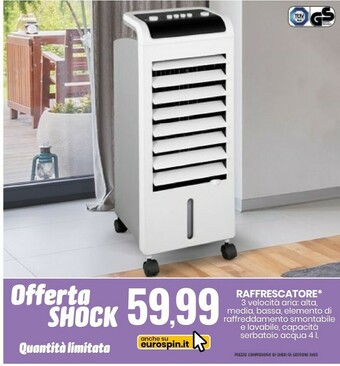 Eurospin Raffrescatore offerta