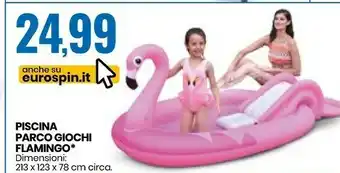 Eurospin Piscina Parco Giochi Flamingo offerta