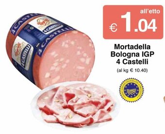 Mortadella Bologna IGP 4 Castelli