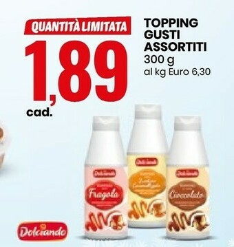 Eurospin Dolciando Topping offerta