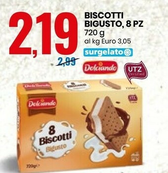 Eurospin Dolciando Biscotti Bigusto offerta
