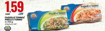 Eurospin Athena Fagioli E Tonno/ Piselli E Tonno offerta