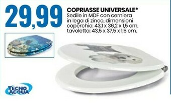 Eurospin Tecno Acqua Copriasse Universale offerta