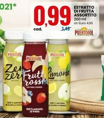 Eurospin Puertosol Estratto Di Frutta Assortito offerta