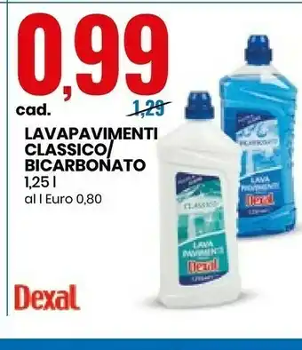 Eurospin Dexal Lavapavimenti Classico offerta