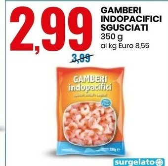 Eurospin Gamberi Indopacifici Sgusciati offerta