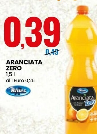 Eurospin Blues Aranciata Zero offerta