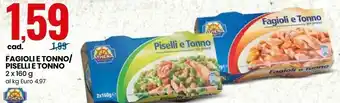 Eurospin Fagioli E Tonno/ Piselli E Tonno offerta