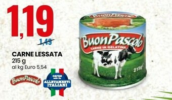 Eurospin BuonPascolo Carne Lessata offerta