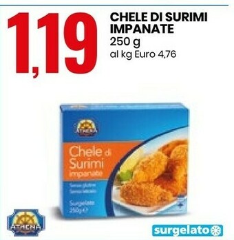 Eurospin Athena Chele Di Surimi Impanate offerta