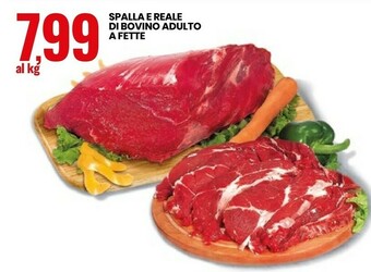 Eurospin Spalla E Reale Di Bovino Adulto A Fette offerta