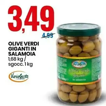 Eurospin Varia Gusto Olive Verdi Giganti In Salamoia offerta