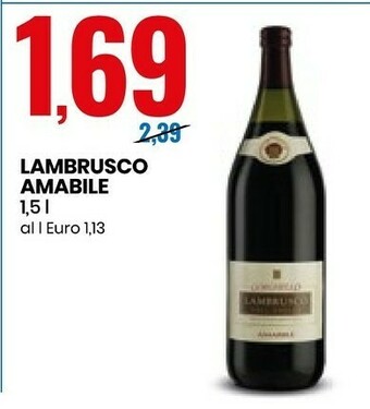 Eurospin Lambrusco Amabile offerta