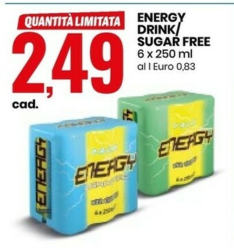 Eurospin Energy Drink / Sugar Free offerta