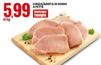 Eurospin Lonza / Arista Di Suino A Fette offerta