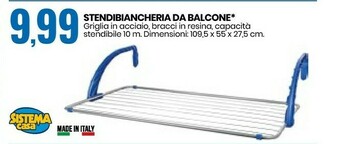 Eurospin Stendibiancheria Da Balcone offerta
