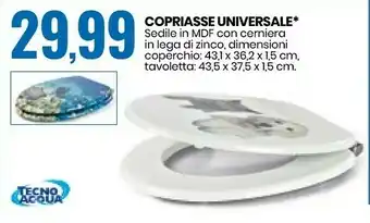Eurospin Tecno Acqua Copriasse Universale offerta