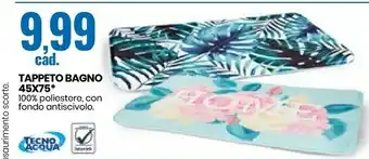 Eurospin Tecno Acqua Tappeto Bagno 45x75 offerta