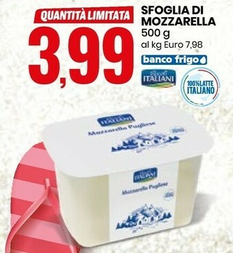 Pascoli Italiani Sfoglia Di Mozzarella