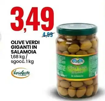 Eurospin Variagusto Olive Verdi In Salamoia offerta