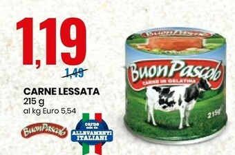 Eurospin Buon Pascolo Carne Lessata offerta