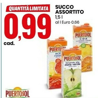 Eurospin Puertosol Succo offerta