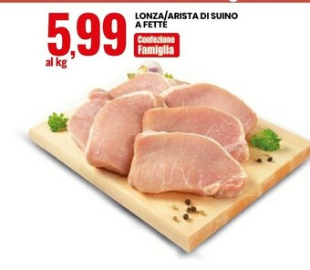 Eurospin Lonza/ Arista Di Suino A Fette offerta