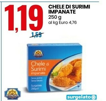 Eurospin Athena Chele Di Surimi Impanate offerta