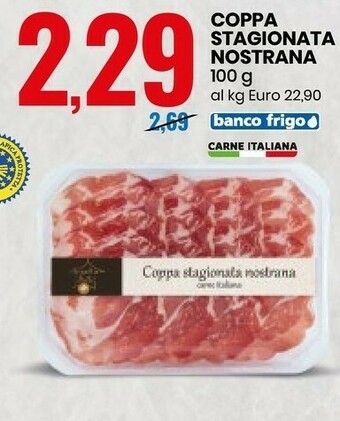 Eurospin Fior di natura Coppa Stagionata Nostrana offerta