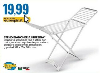 Eurospin Stendibiancheria In Resina offerta