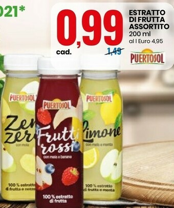 Eurospin Puertosol Estratto Di Frutta Assortito offerta