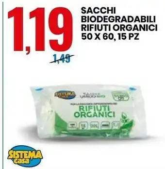 Eurospin Sacchi Biodegradabili Rifiuti Organici offerta