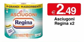 Asciugoni Regina x2