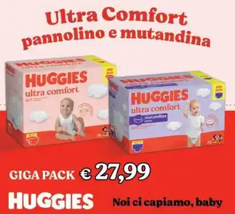 Huggies Ultra Comfort Pannolino E Mutandina Giga Pack