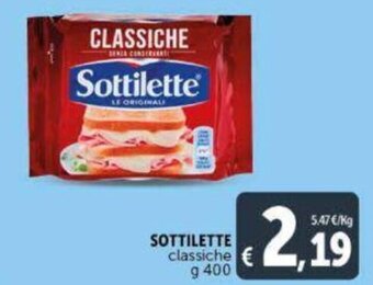Deco Supermercati Sottilette Classiche g 400 offerta