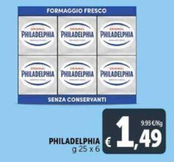 Deco Supermercati Philadelphia g 25 x 6 offerta