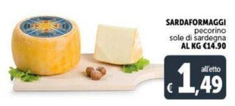 Deco Supermercati Sardaformaggi Pecorino sole di sardegna offerta