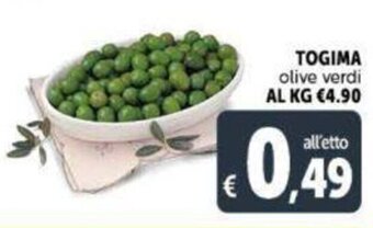Deco Supermercati Togima olive verdi offerta