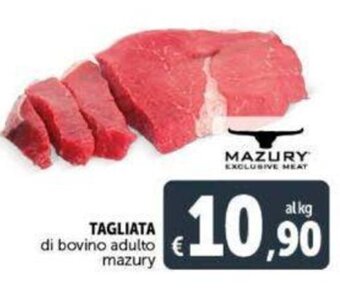 Deco Supermercati Tagliata di bovino adulto mazury offerta