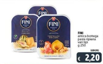 Deco Supermercati Fini antica bottega pasta ripiena vari tipi g 250 offerta