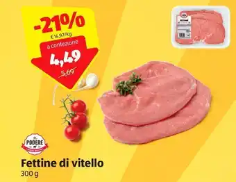 ALDI Fettine di vitello il podere offerta