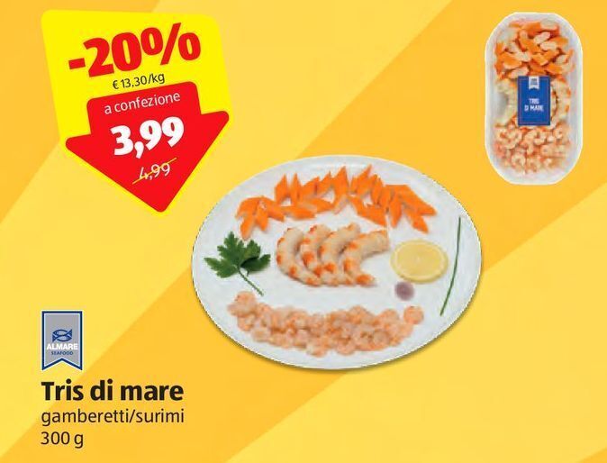 Tris di mare almare seagood offerta di ALDI