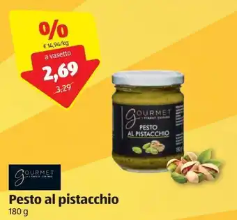 ALDI Pesto al pistacchio gourmet offerta