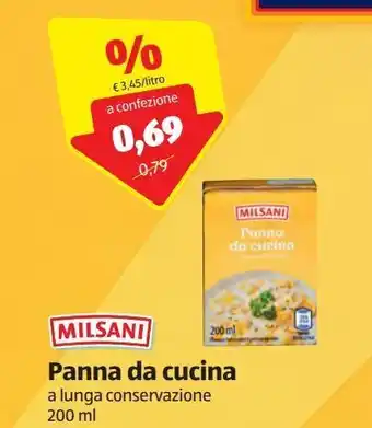 ALDI Panna da cucina milsani offerta