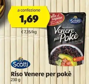 ALDI Riso venere per pokè scotti offerta