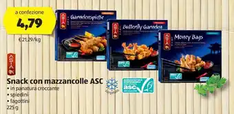 ALDI Snack con mazzancolle asc asia offerta